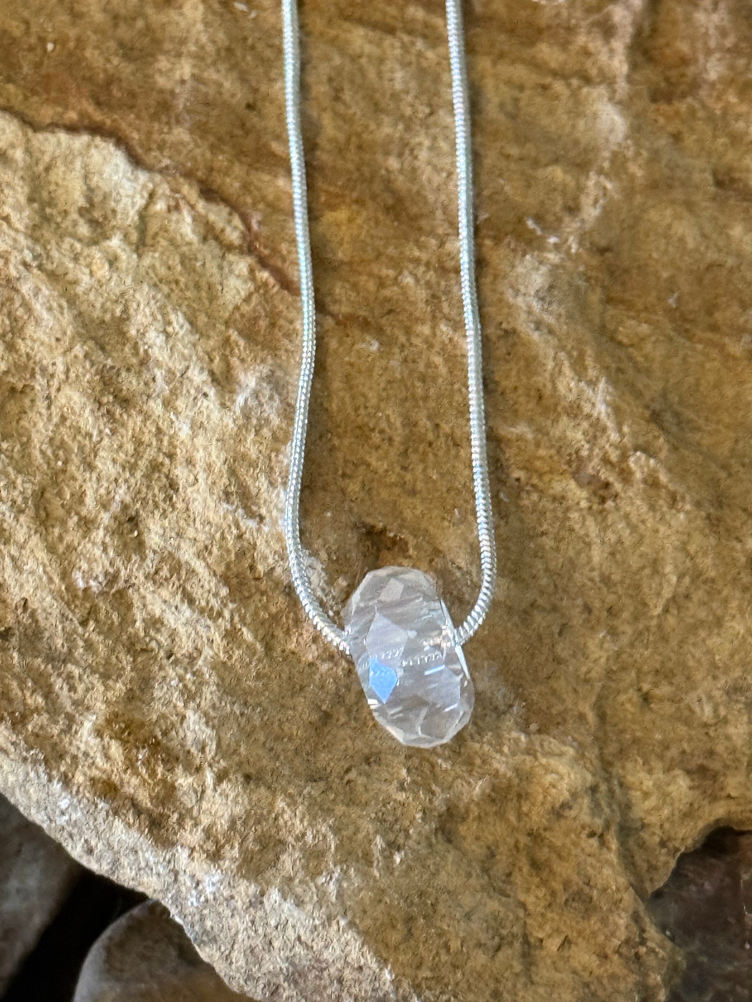 Crystal Glass Bead Necklace