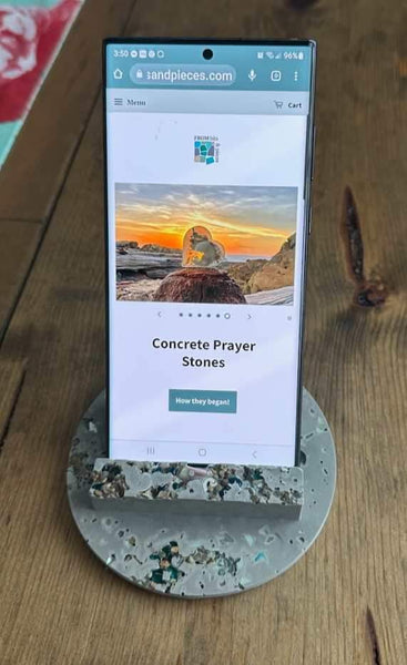 Cement Phone Stand