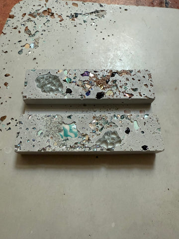 Cement Biz Card Holder