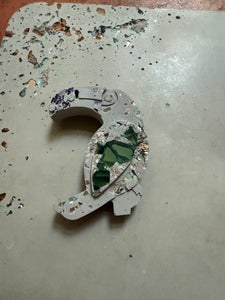 Cement Parrot Magnet