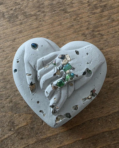 Hand Holding ❤️ Stone
