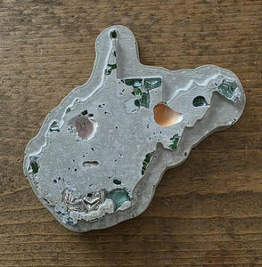 Concrete West Virginia Coaster/Paperweight