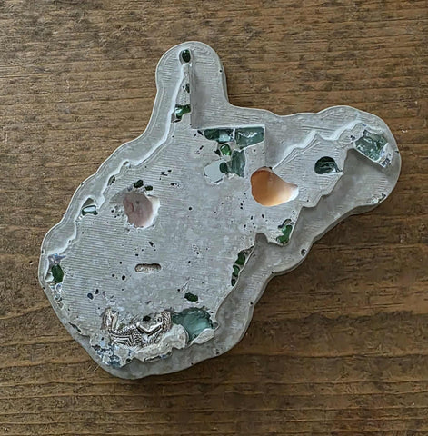 Concrete West Virginia Coaster/Paperweight