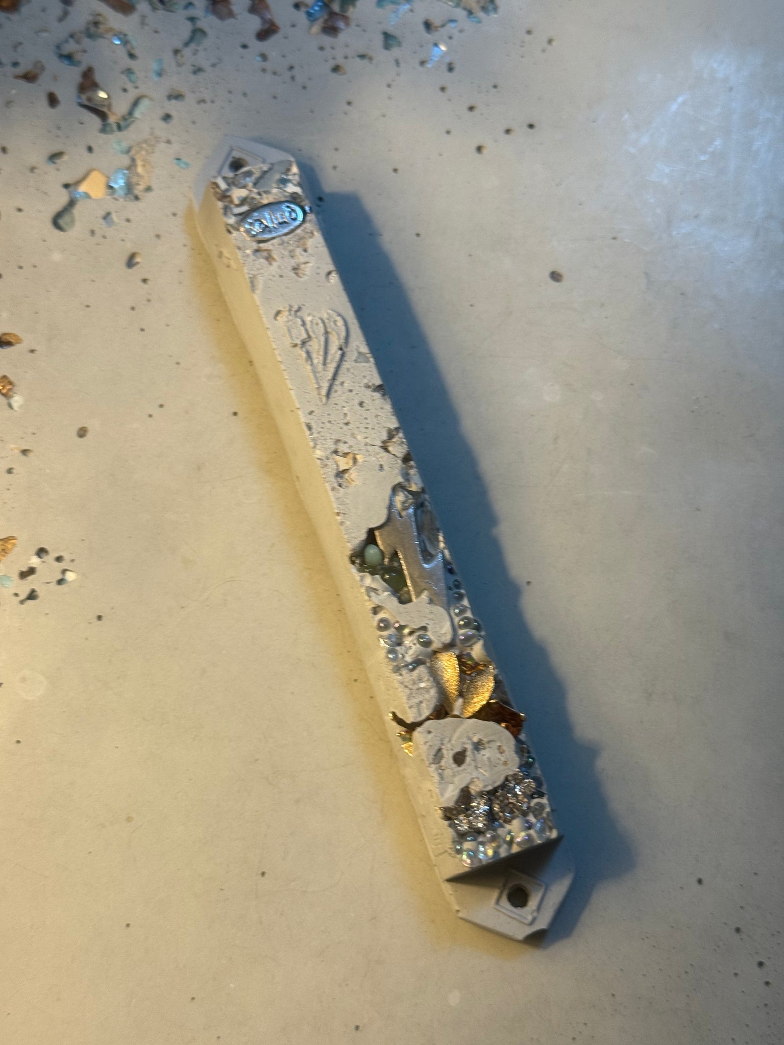 Cement Mezuzah