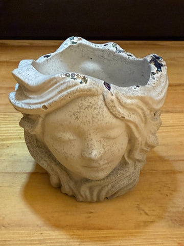 Cement Girl Face Planter