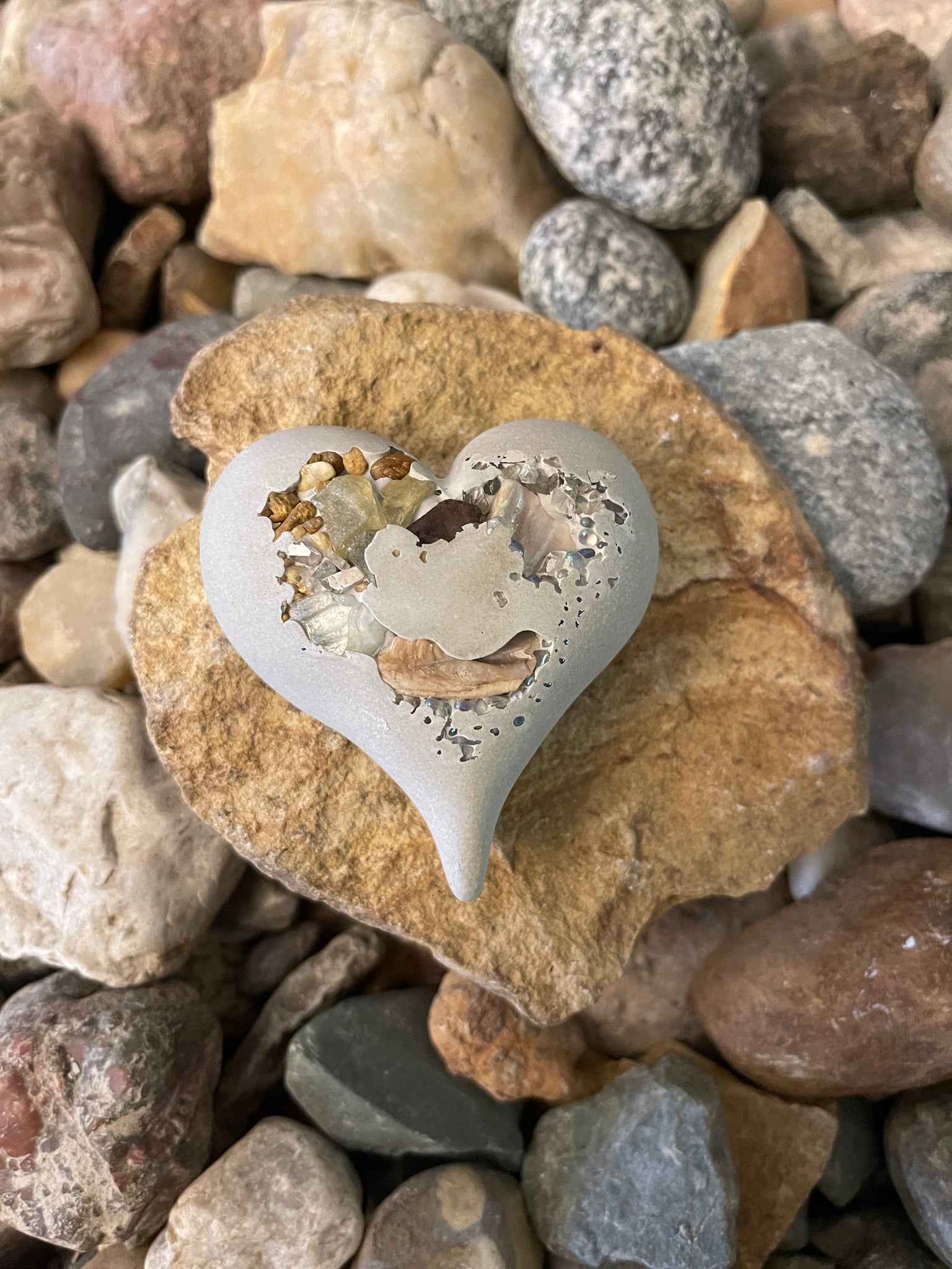 Concrete Heart Stone