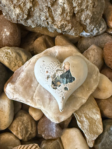 Cement Heart Stone