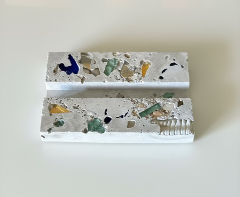 Cement Biz Card Holder