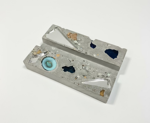 Cement Biz Card Holder