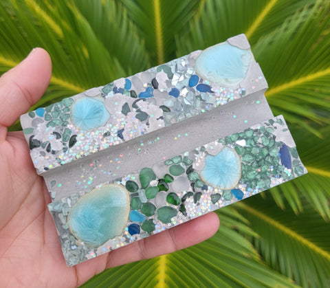 Cement Biz Card Holder