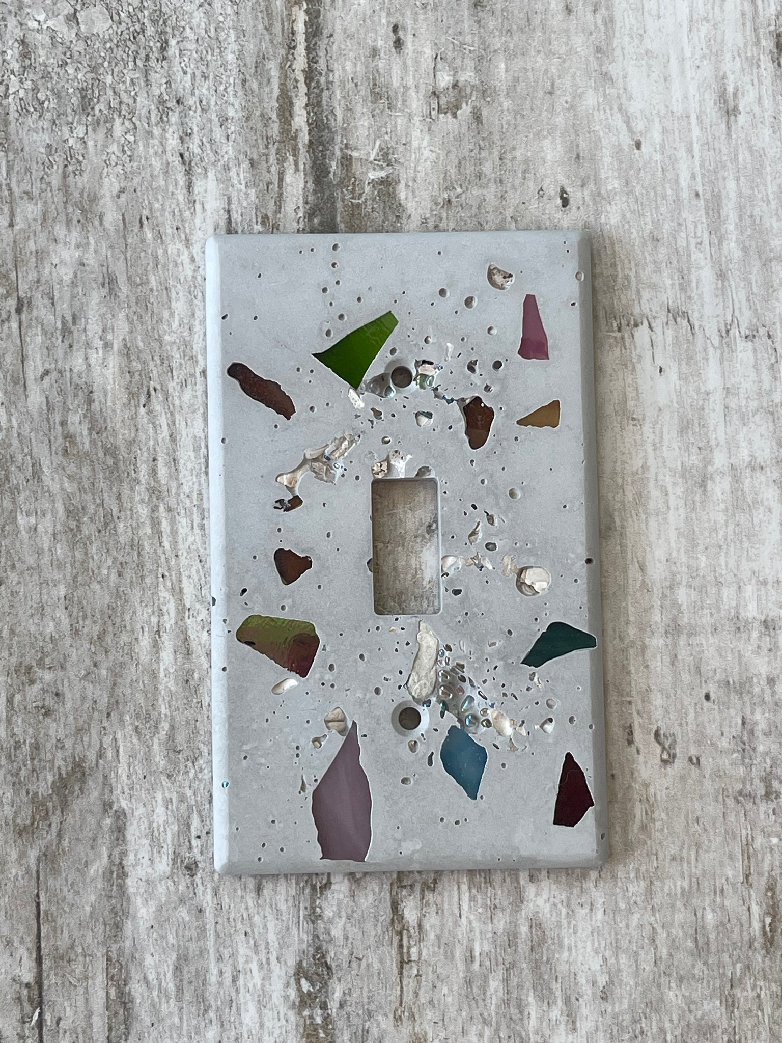 Cement Light Switch Cover - Single