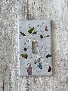 Cement Light Switch Cover - Single