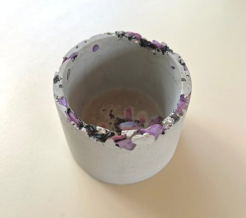 Concrete Candle/Flower Pot