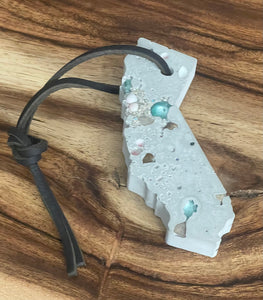 California Concrete Ornament