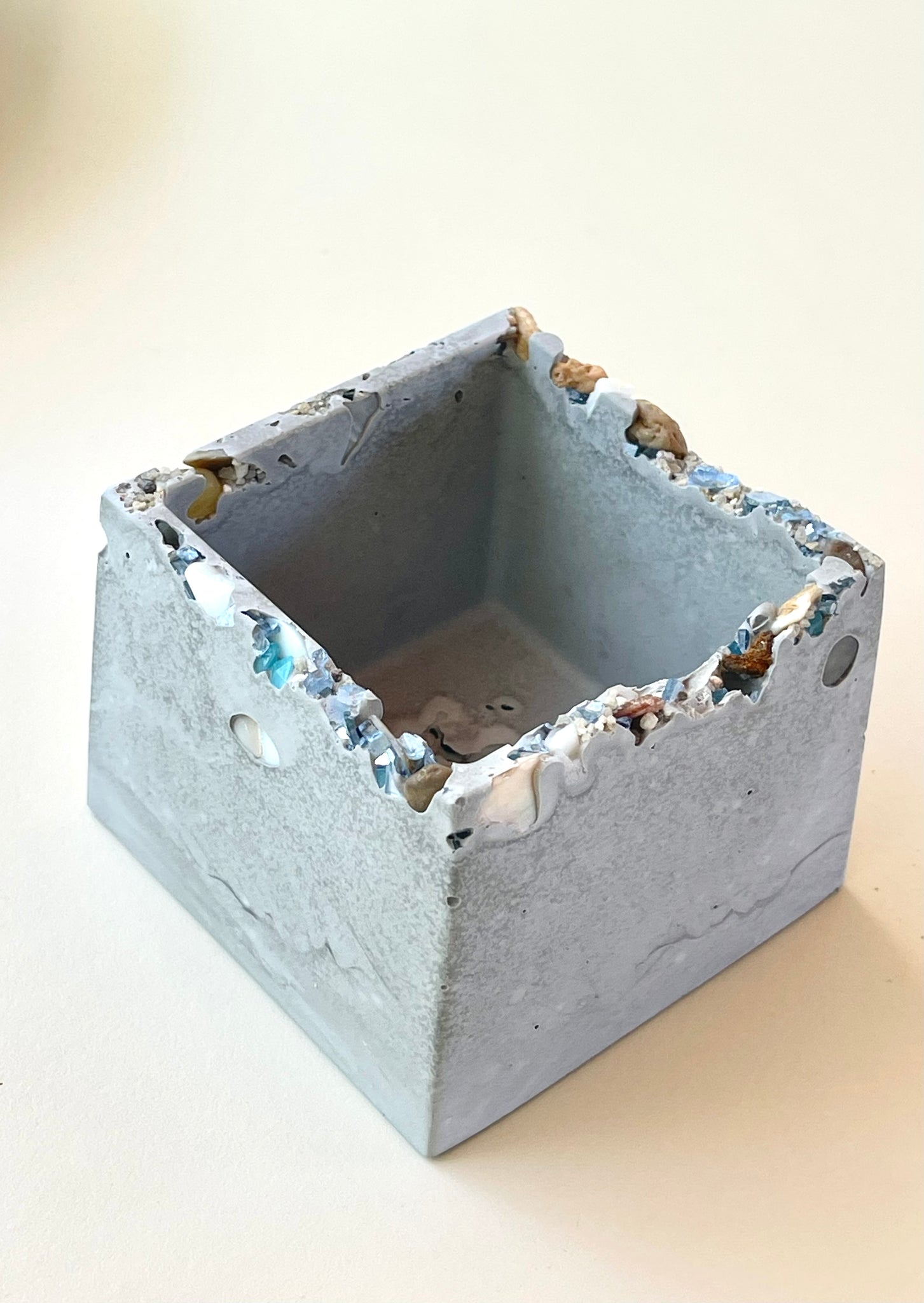 Concrete Candle/Flower Pot