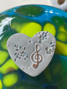 Pocket Heart- Treble Clef