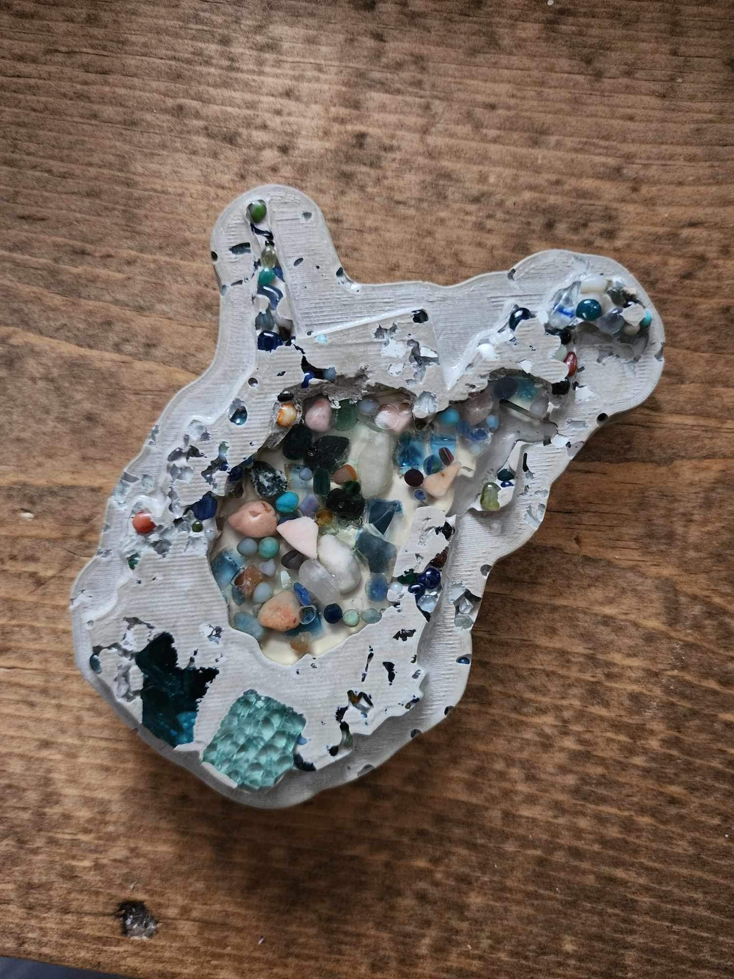 Concrete WV Coaster/Paperweight