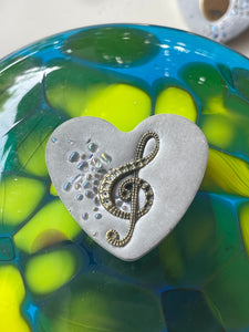 Pocket Heart- Treble Clef