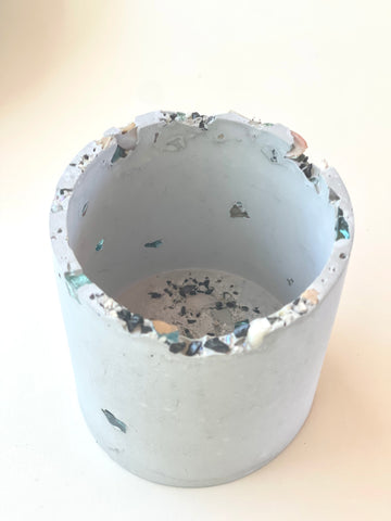 Concrete Candle/Flower Pot