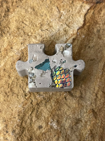 Concrete Mini Puzzle piece