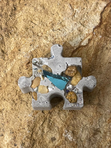 Concrete Mini Puzzle piece