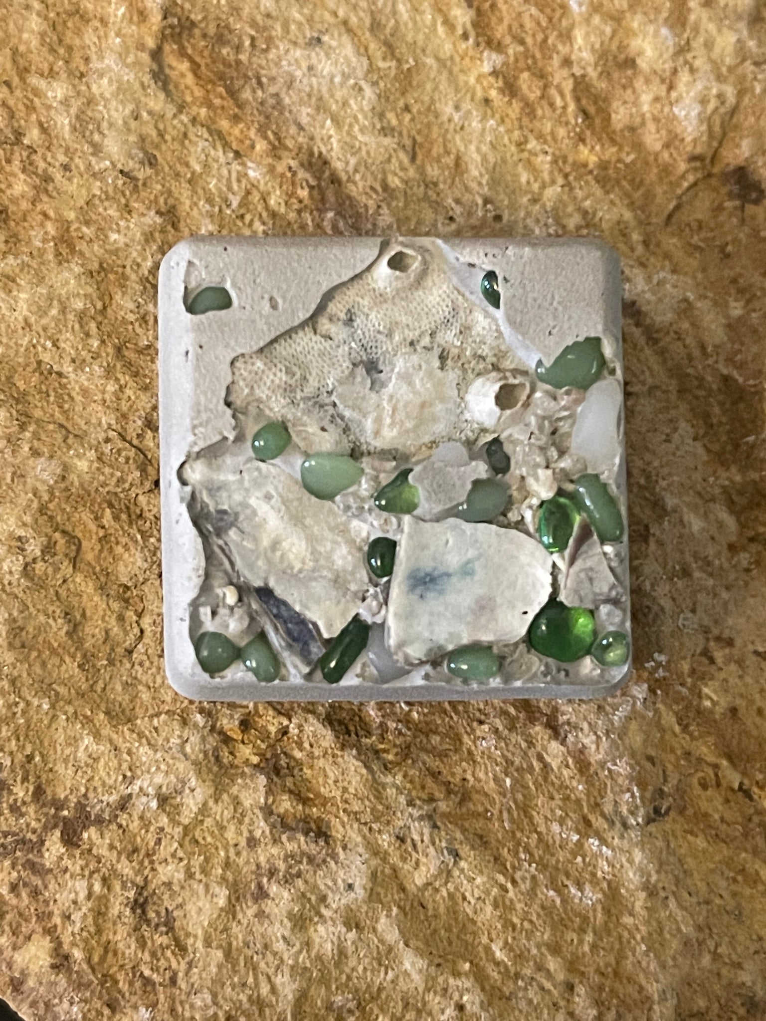 Concrete Cube Magnet