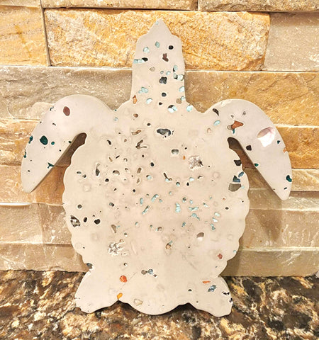 Concrete Turtle Trivet/Coaster