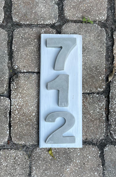 Concrete Numbers - 0 -9. Custom order request