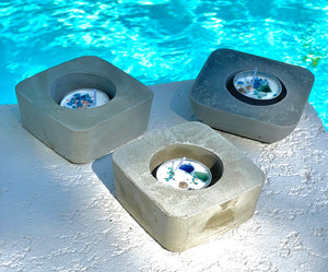 Concrete Tea Light Cube