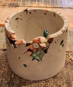 Concrete Candle / Flower Pot