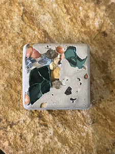 Concrete Cube Magnet