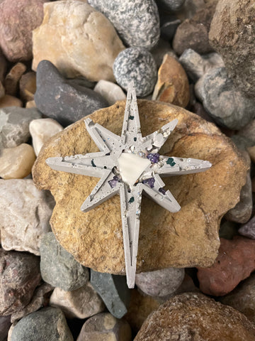 Concrete Magnet Star of Bethlehem