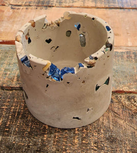 Concrete Candle/Flower Pot