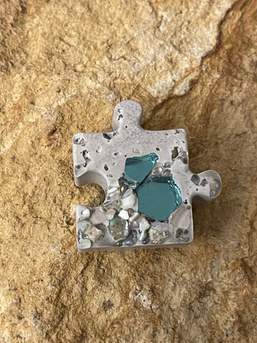 Concrete Mini Puzzle piece